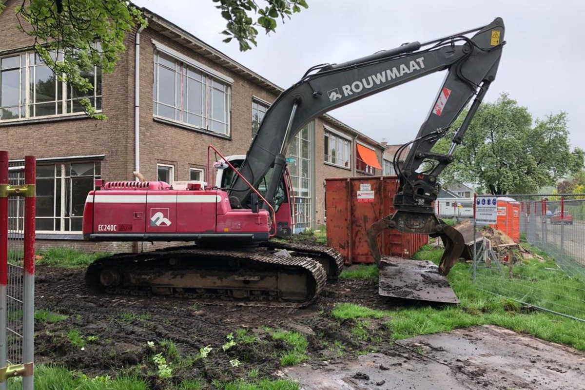project sloop kraan gww steenfabriek mavo Eerbeek Rouwmaat