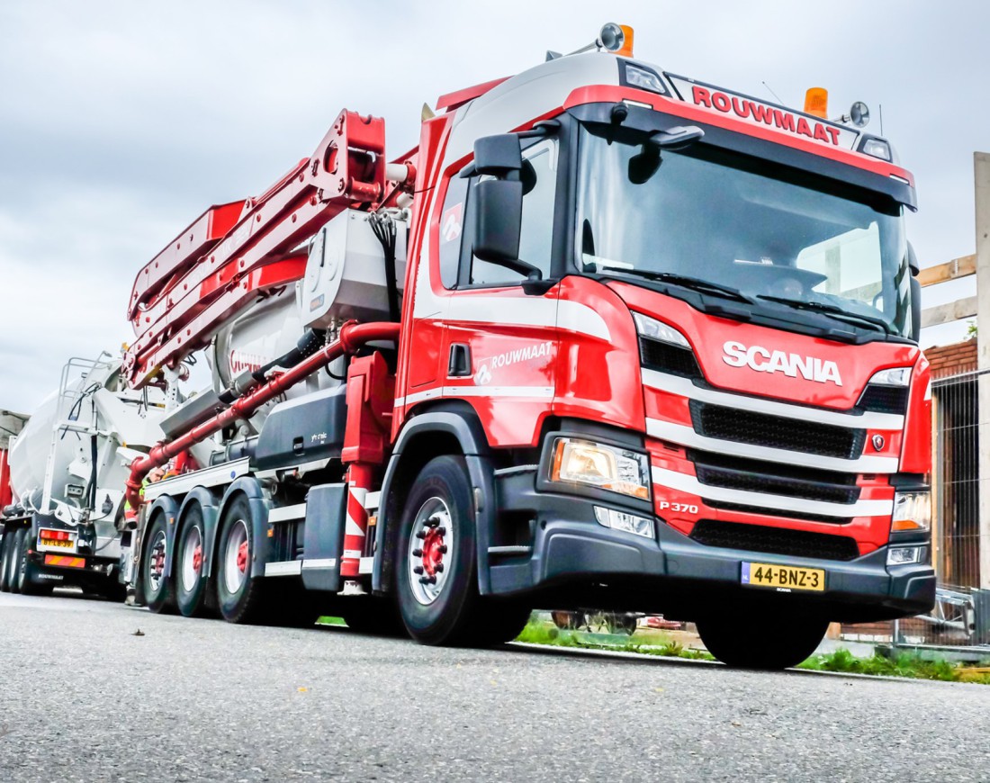 Rouwmaat beton pomp mixer overijssel achterhoek