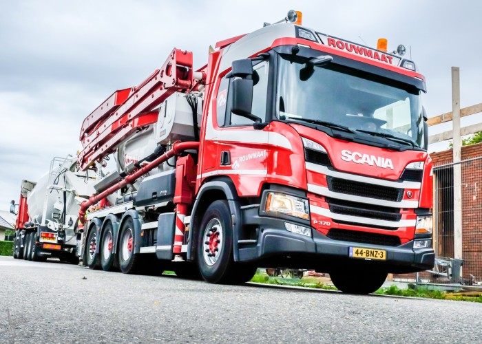 Rouwmaat beton pomp mixer overijssel achterhoek