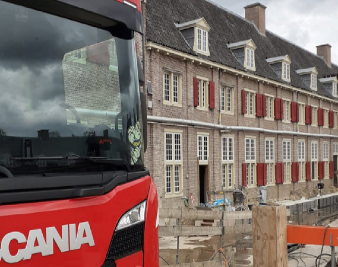 scania bij paleis het loo