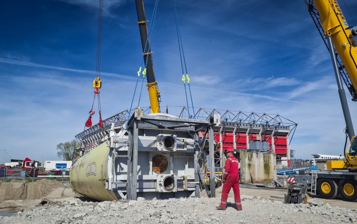 sloop enschede kraan waterzuivering rouwmaat gww 5