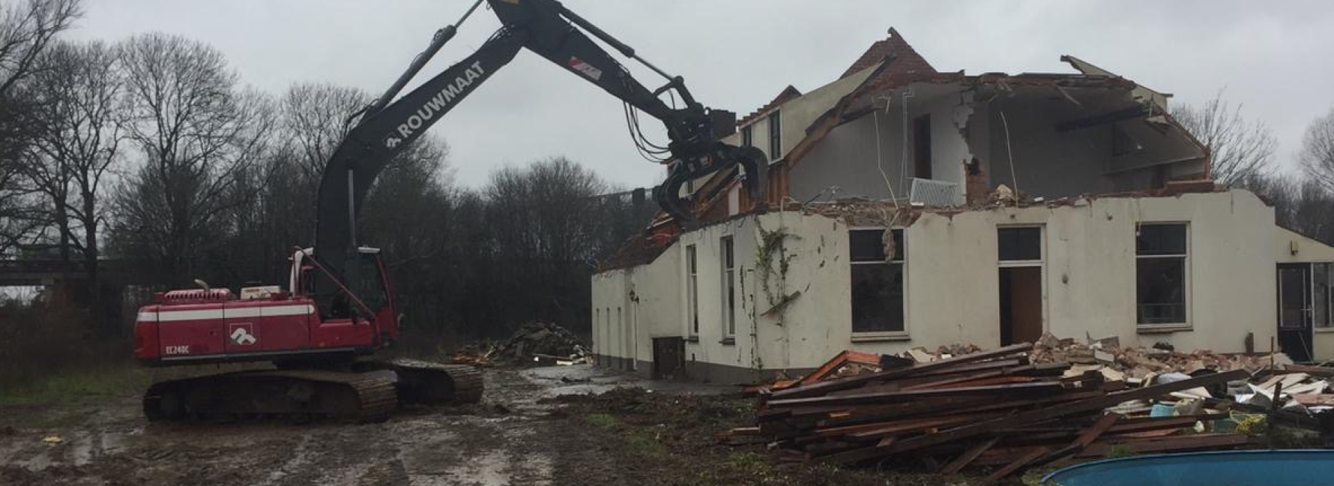 Sloop panden tracé A15 naar A12