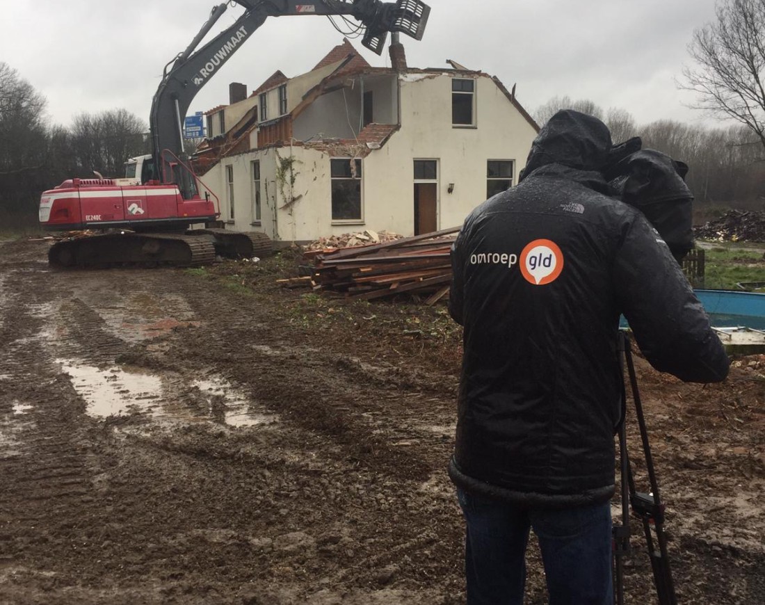 Sloop panden tracé A15 naar A12 2