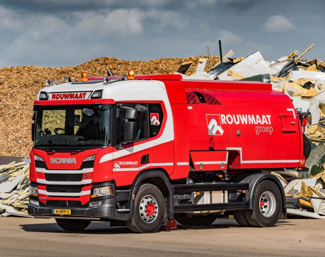 veegwagen vrachtwagen rouwmaat