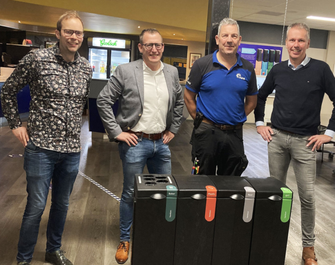 klant afval Veld Koeltechniek bonton container